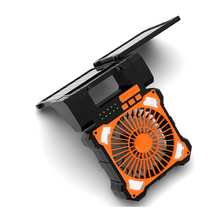 Load image into Gallery viewer, Sakerplus Solar Powered Portable Camping Fan