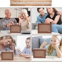 Load image into Gallery viewer, Wooden money box with engraved figures