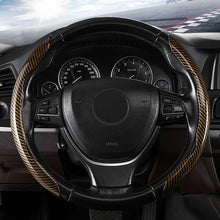 Load image into Gallery viewer, Universal Laser Carbon Fiber Pattern Steering Wheel Cover