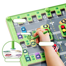 Load image into Gallery viewer, Magnetic Alphabet Car Park Toy