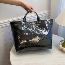Load image into Gallery viewer, Women's Letters Print Tote Bag