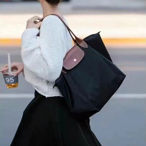 Nylon Dumpling Tote Bag