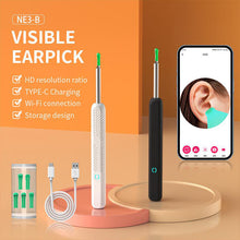 Load image into Gallery viewer, Ear Wax Removal Camera Tool Set