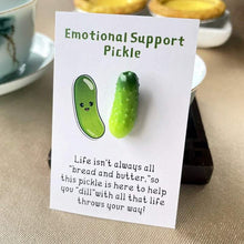 Load image into Gallery viewer, Cute Pickle Design Pocket Hug Card