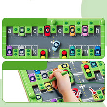 Load image into Gallery viewer, Magnetic Alphabet Car Park Toy
