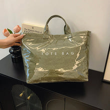 Load image into Gallery viewer, Women's Letters Print Tote Bag