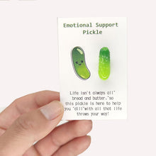 Load image into Gallery viewer, Cute Pickle Design Pocket Hug Card