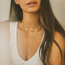 Load image into Gallery viewer, Crown &amp; Cross Pendant Choker Necklace