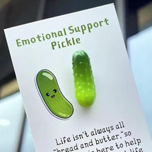 Load image into Gallery viewer, Cute Pickle Design Pocket Hug Card