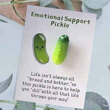 Load image into Gallery viewer, Cute Pickle Design Pocket Hug Card