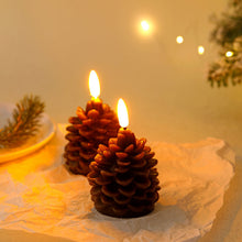 Load image into Gallery viewer, Flameless Pinecone Candles