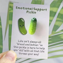 Load image into Gallery viewer, Cute Pickle Design Pocket Hug Card