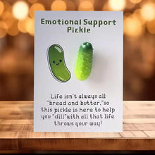 Load image into Gallery viewer, Cute Pickle Design Pocket Hug Card