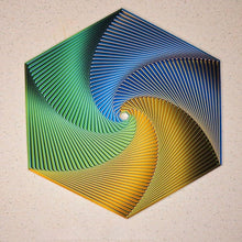 Load image into Gallery viewer, 🌀3D-Printed Fractal Fidget Hexagon
