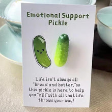 Load image into Gallery viewer, Cute Pickle Design Pocket Hug Card