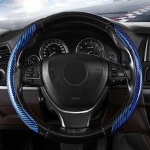 Load image into Gallery viewer, Universal Laser Carbon Fiber Pattern Steering Wheel Cover