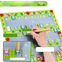 Load image into Gallery viewer, Magnetic Alphabet Car Park Toy