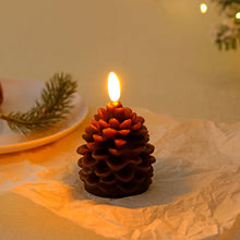 Load image into Gallery viewer, Flameless Pinecone Candles