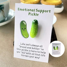 Load image into Gallery viewer, Cute Pickle Design Pocket Hug Card