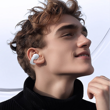 Load image into Gallery viewer, Clip-On Ear LCD Full Color Touch Screen Audio Wireless Headphones