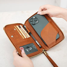 Load image into Gallery viewer, Multi-Functional RFID Passport Wallet