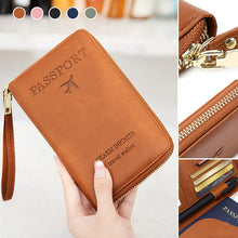 Load image into Gallery viewer, Multi-Functional RFID Passport Wallet