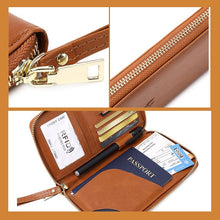Load image into Gallery viewer, Multi-Functional RFID Passport Wallet