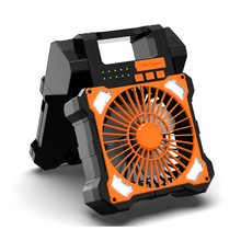 Load image into Gallery viewer, Sakerplus Solar Powered Portable Camping Fan