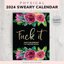 Load image into Gallery viewer, 2024 Pissed-Off Cats Calendar