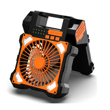 Load image into Gallery viewer, Sakerplus Solar Powered Portable Camping Fan