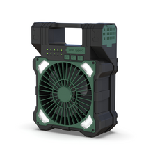 Load image into Gallery viewer, Sakerplus Solar Powered Portable Camping Fan