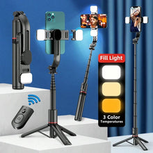 Load image into Gallery viewer, Foldable Selfie Stick Tripod