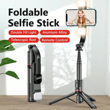 Load image into Gallery viewer, Foldable Selfie Stick Tripod