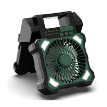 Load image into Gallery viewer, Sakerplus Solar Powered Portable Camping Fan