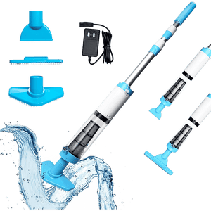 US Standard - 3in1Cordless Rechargeable Powerful Motor Swimming Pool Vacuum Cleaner