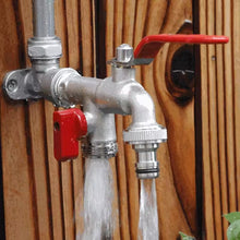 Load image into Gallery viewer, Zinc Alloy Dual Outlet Faucet for Gardening