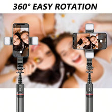 Load image into Gallery viewer, Foldable Selfie Stick Tripod
