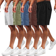 Load image into Gallery viewer, Casual Men&#39;s Casual Linen Shorts