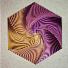 Load image into Gallery viewer, 🌀3D-Printed Fractal Fidget Hexagon