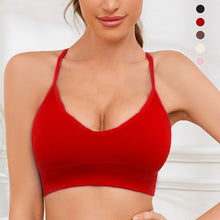 Load image into Gallery viewer, Knitted Cross Backless Bra