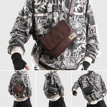 Load image into Gallery viewer, Square Vintage Messenger Bag