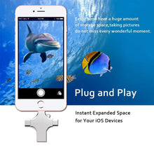 Load image into Gallery viewer, 4 in 1 USB Reader And Flash Drive... Connect And Store Everything On A Single Piece