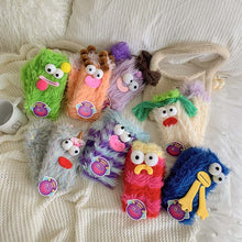 Load image into Gallery viewer, Warm Cozy Fluffy Cartoon Monster Socks