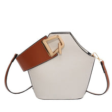 Load image into Gallery viewer, Color Clashing Shoulder Bucket Bag