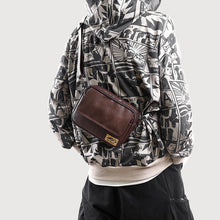 Load image into Gallery viewer, Square Vintage Messenger Bag