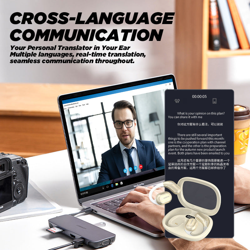 Smart translation Bluetooth headset – lifesuny