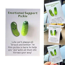 Load image into Gallery viewer, Cute Pickle Design Pocket Hug Card