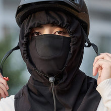 Load image into Gallery viewer, Hooded Face Mask with Neck Warmer for Cycling