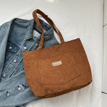 Load image into Gallery viewer, Corduroy Tote Bag