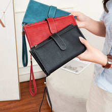 Load image into Gallery viewer, RFID Tri-fold Large Capacity Long Wallet